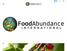Tablet Screenshot of foodabundance.com